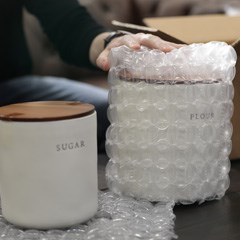Fragile jars are being protected by Pregis' HC barrier