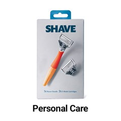 personal care shave inside box